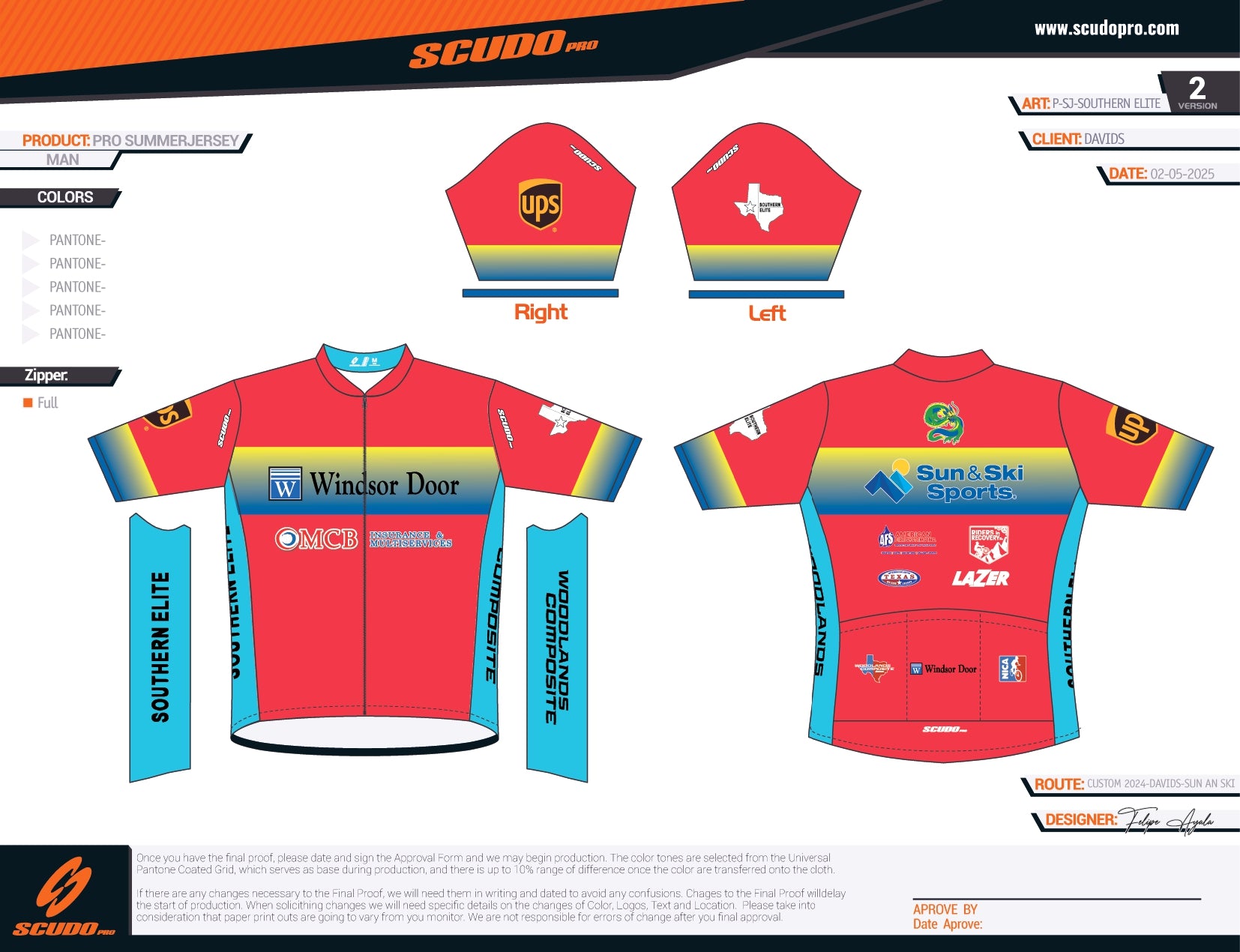 Southern Elite | Short Sleeve Cycling Jersey | Pro Summer | Men and Women