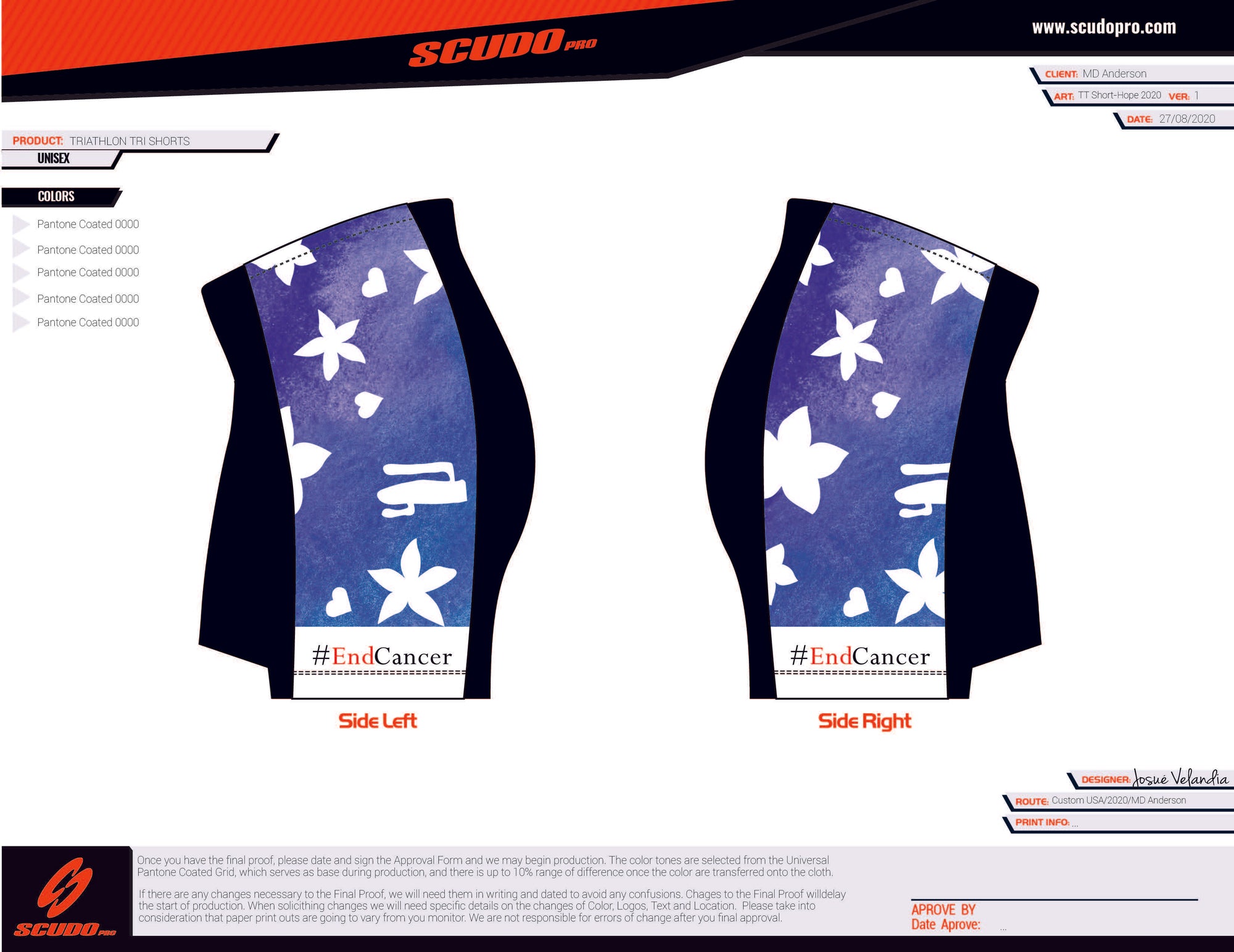 MD Anderson | Triathlon Shorts | Men and Woman