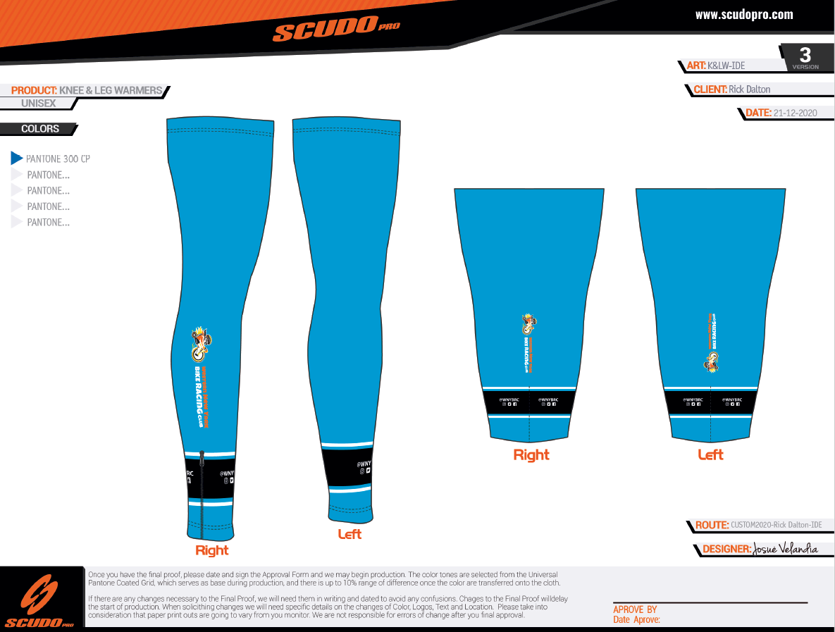 IDE Racing Team Kit | Leg Warmers | Unisex