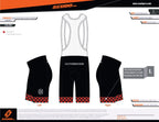 EEBR | Red Checkers | Amateur BIB shorts  | BAND | DELUX Pad | Men and Women