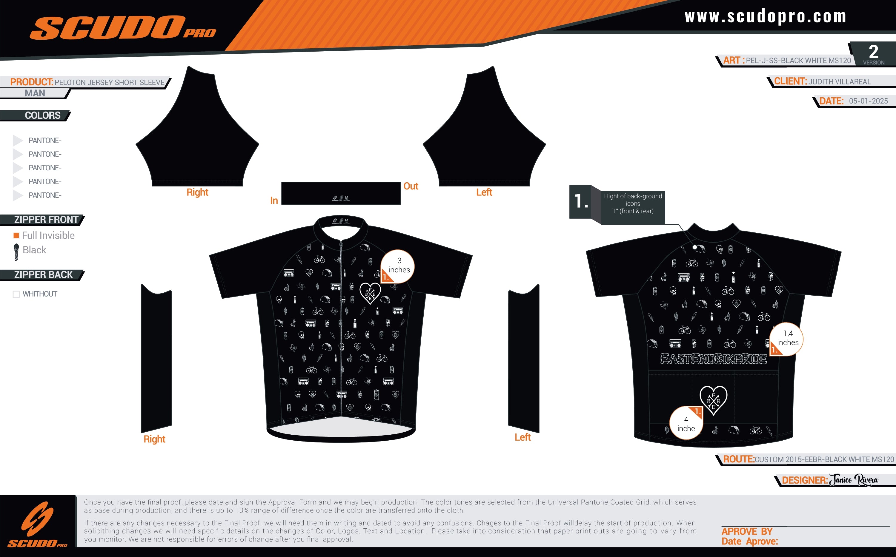 EEBR 2025 | ALL BLACK | MS-120 | Amateur Fit | Short Sleeve Cycling Jersey | Men and Women