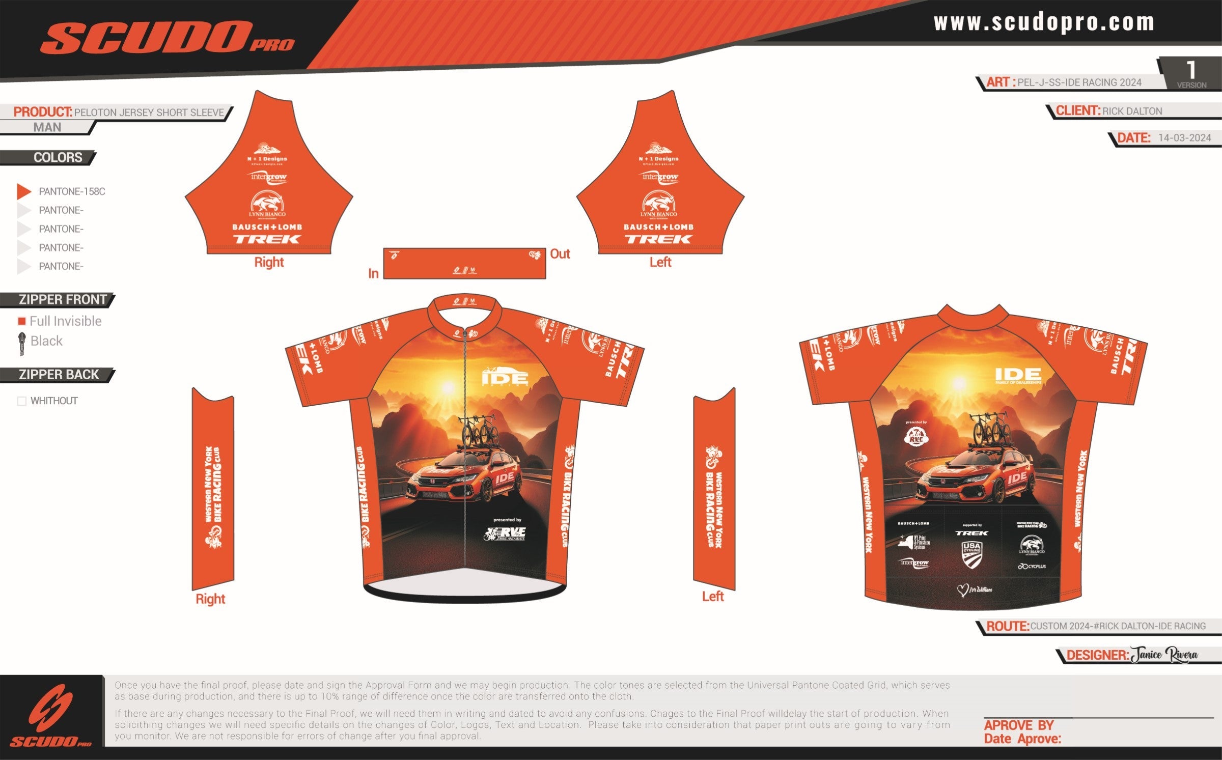 IDE ORANGE 2024 | Cycling WOMEN |