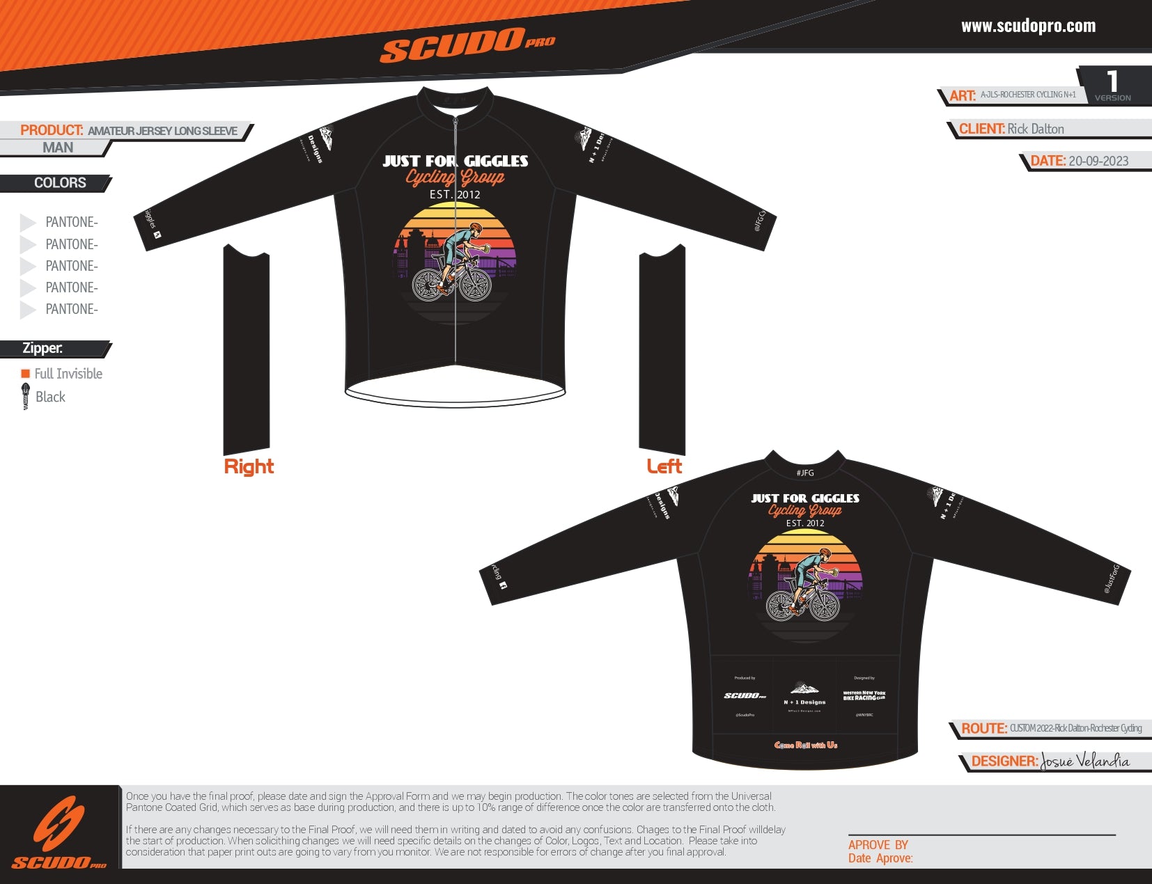 GFG ROCHESTER | LONG Sleeve Cycling Jersey