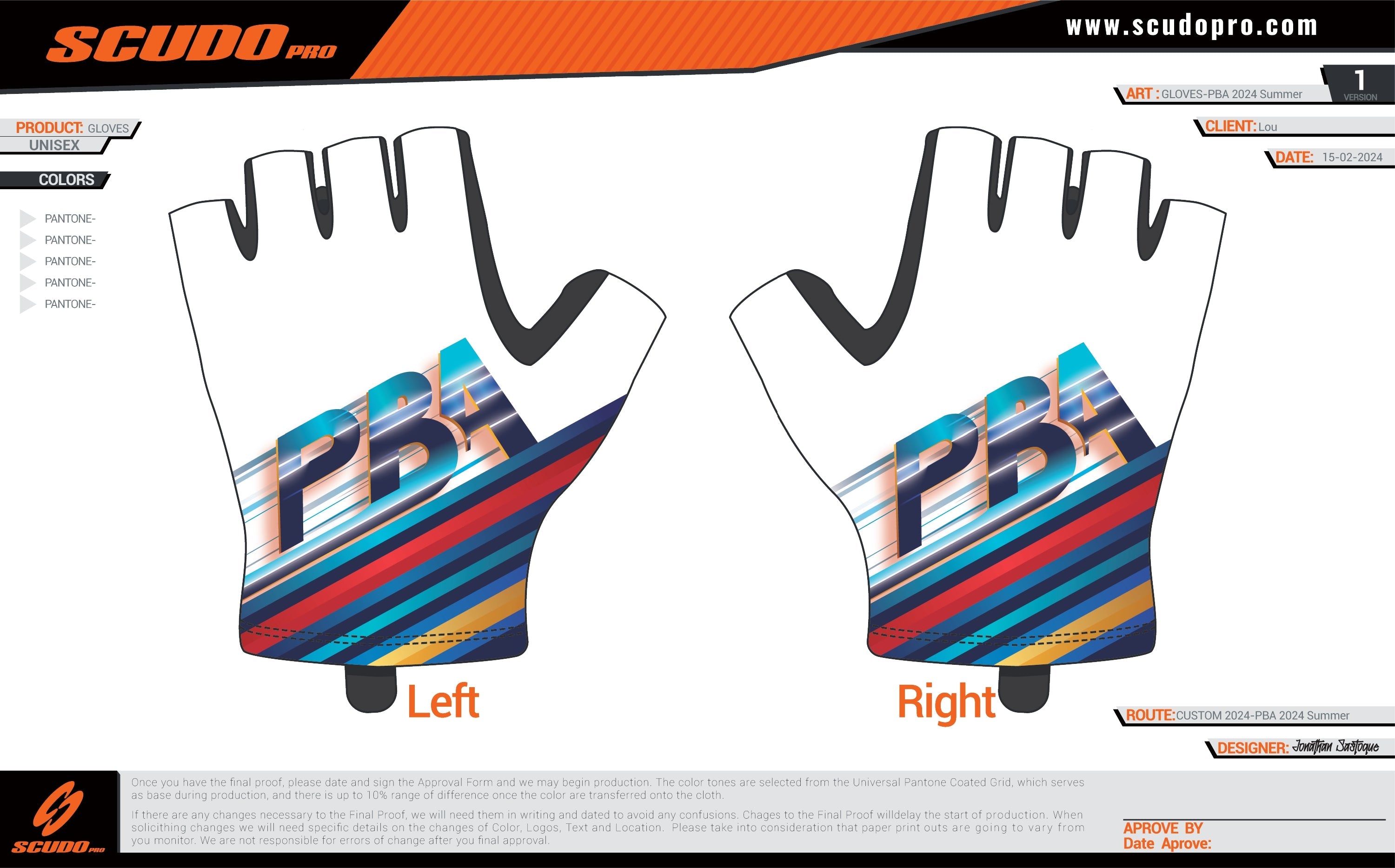 PBA | Summer '24 | Gloves  | Unisex