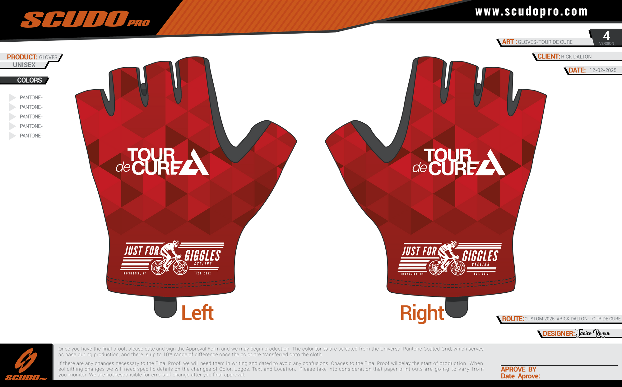 JFG TOUR DE CURE 2025 | RED | Accesories