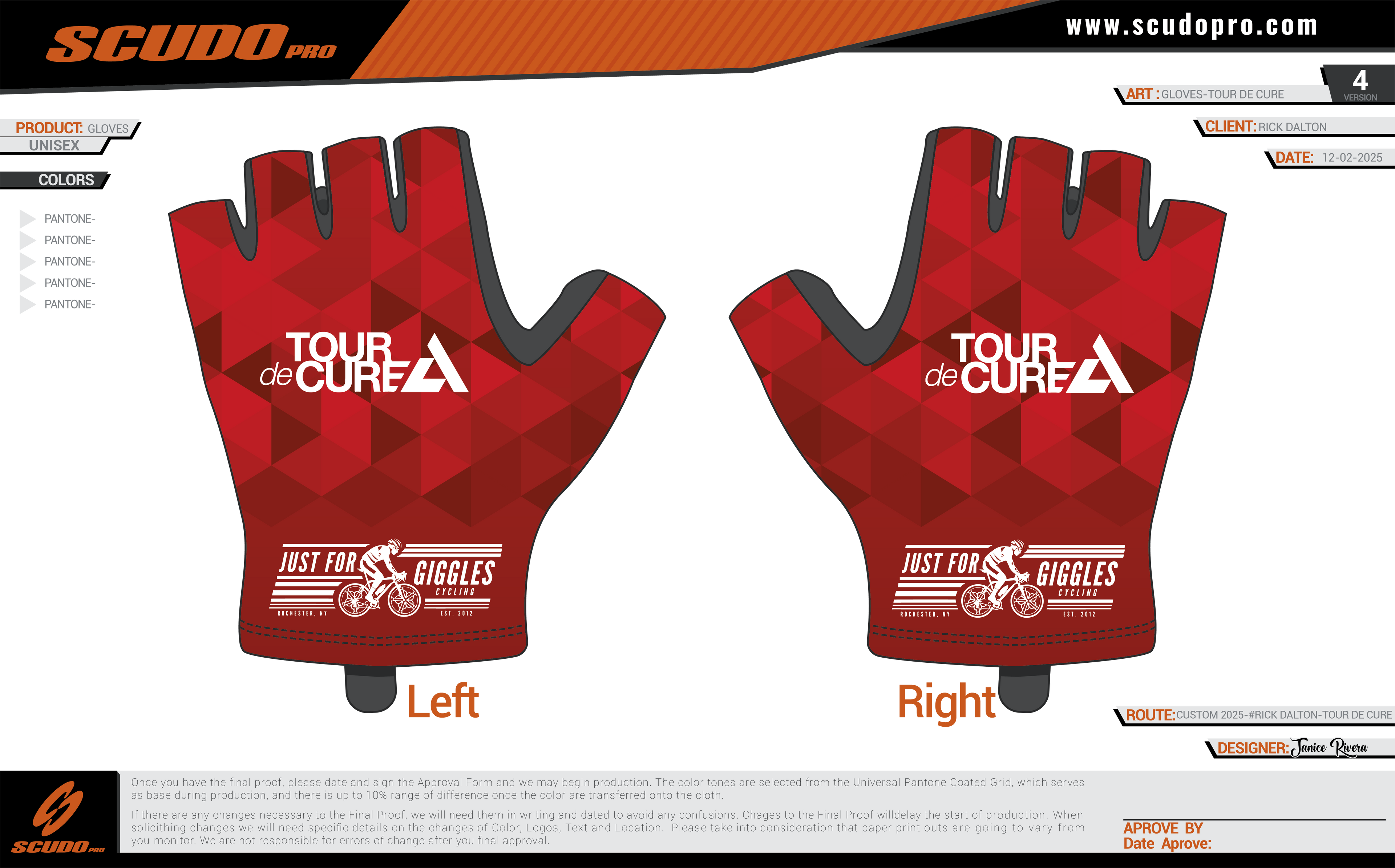 JFG TOUR DE CURE 2025 | RED | Accessories