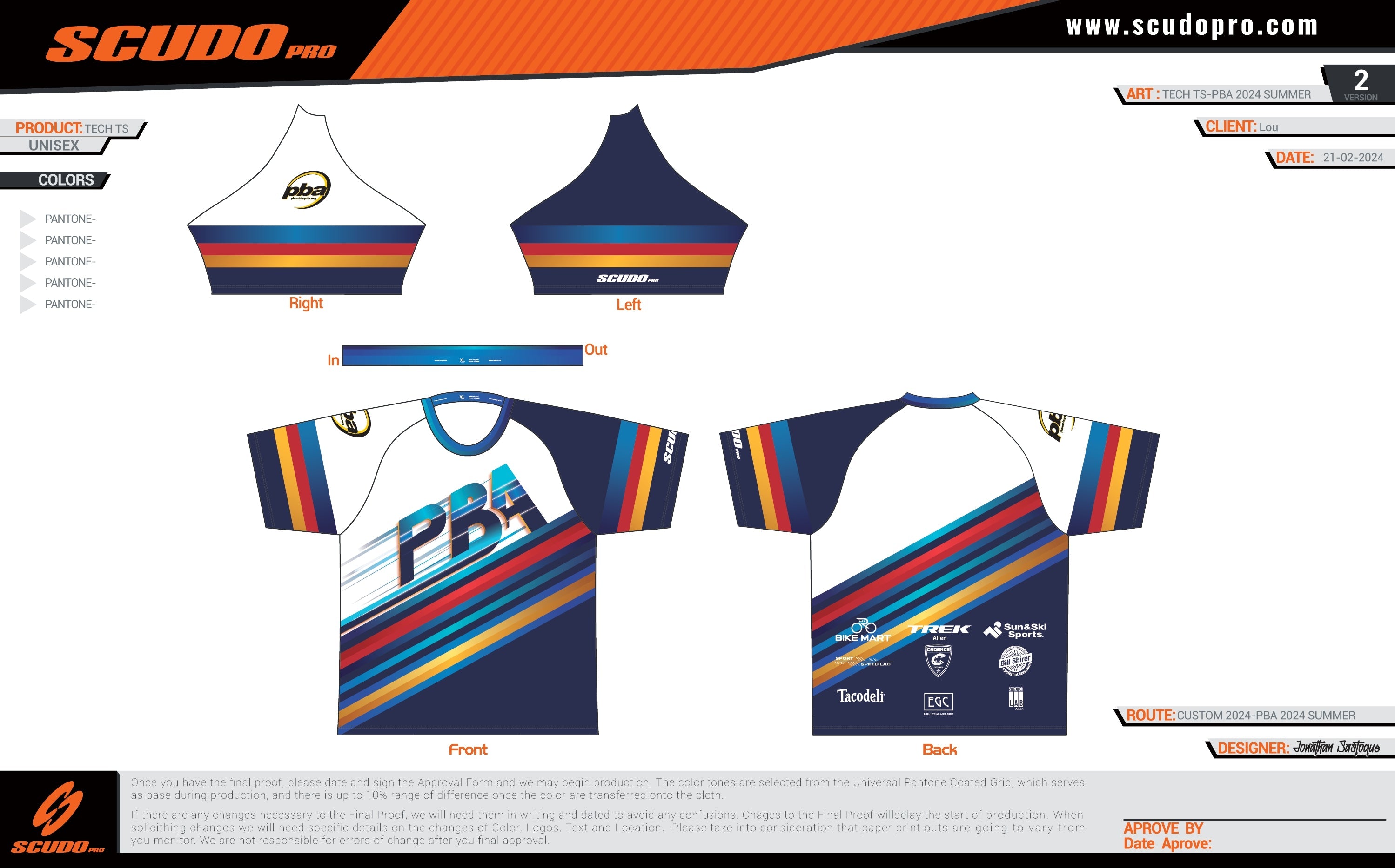 PBA | Summer '24 | Podium Shirt | Unisex