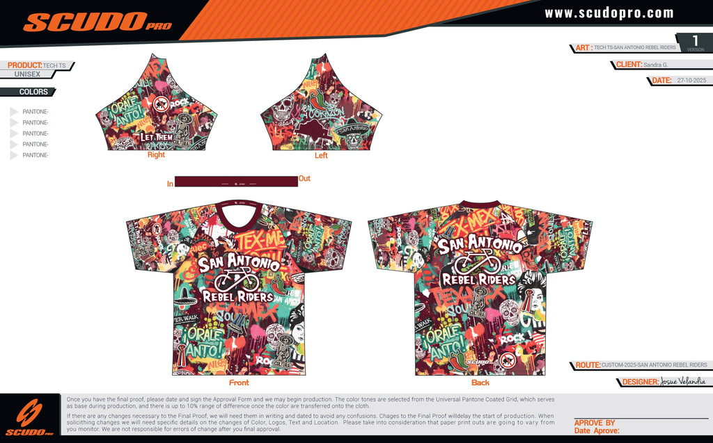 SA Rebel Riders | Podium Shirt w/o sponsors | Unisex