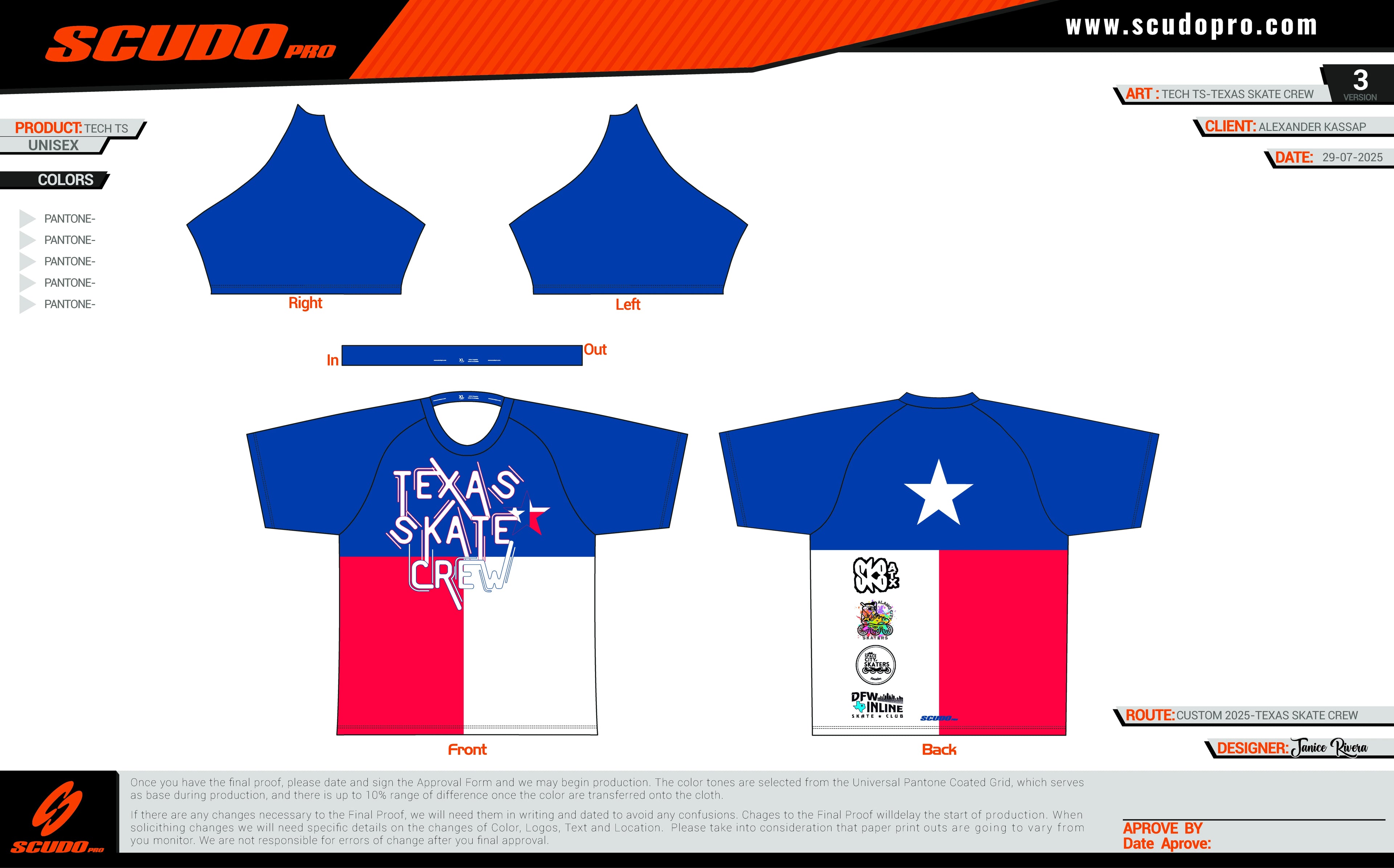 TX Skate Crew | Tech T | Unisex