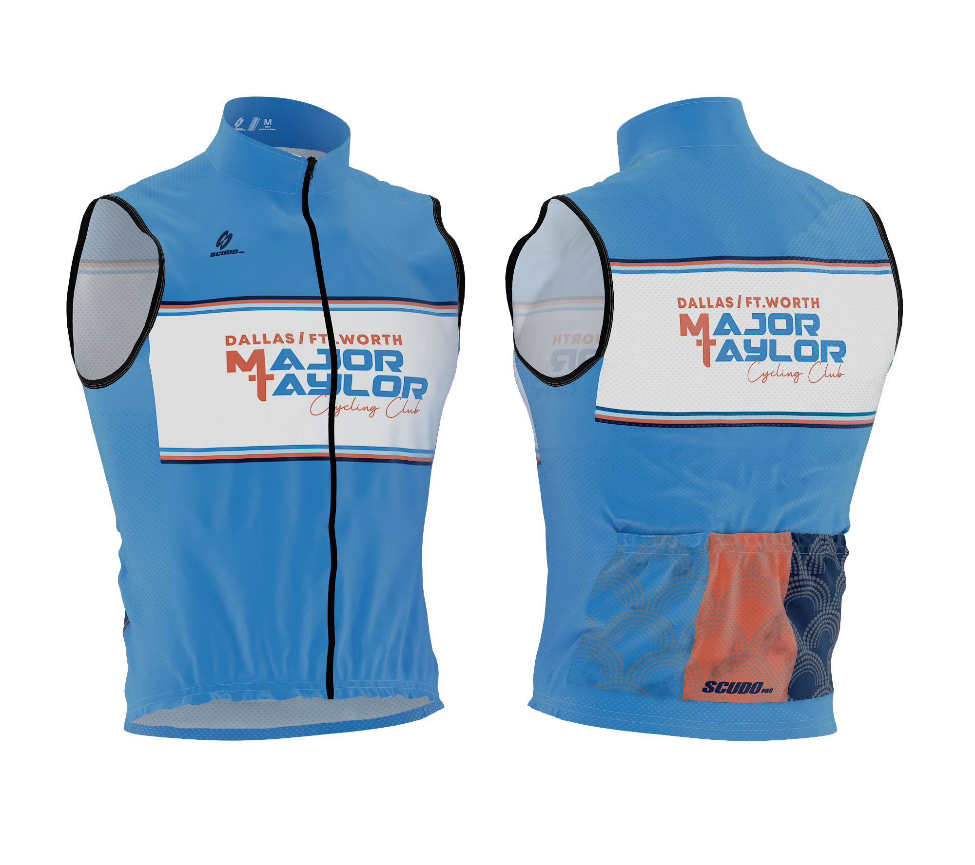 Major Taylor DFW Standard Kit | Wind Breaker Vest | BLUE | OFFICIAL