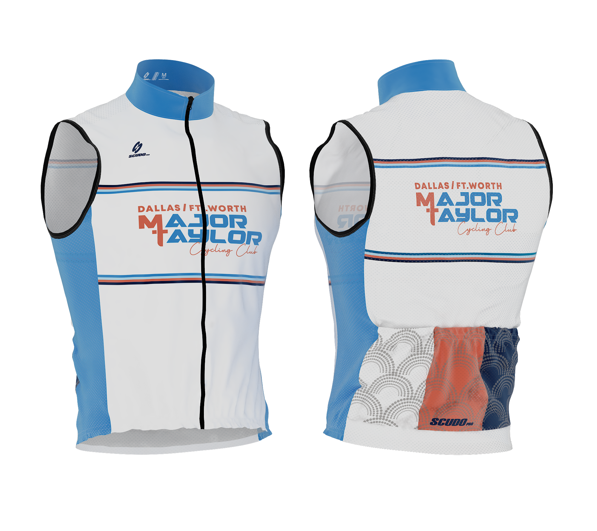 Major Taylor DFW Standard Kit | Wind Breaker Vest | WHITE | OFFICIAL