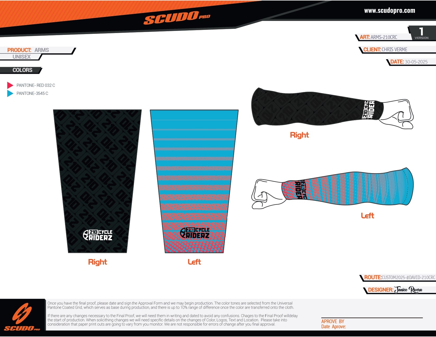 210 CRC | Arm Sleeves UV Protection '25 | Unisex