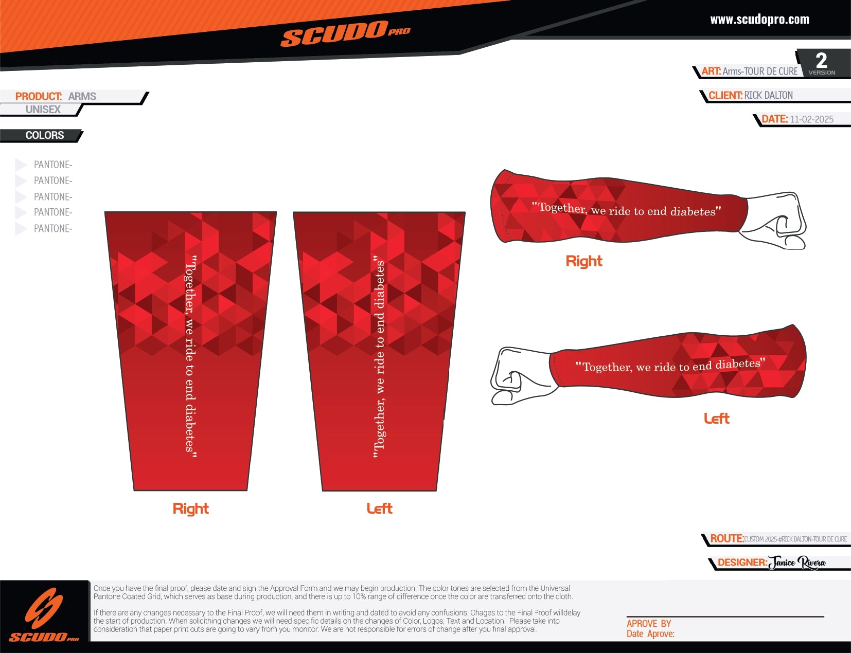 JFG TOUR DE CURE 2025 | RED | Accessories