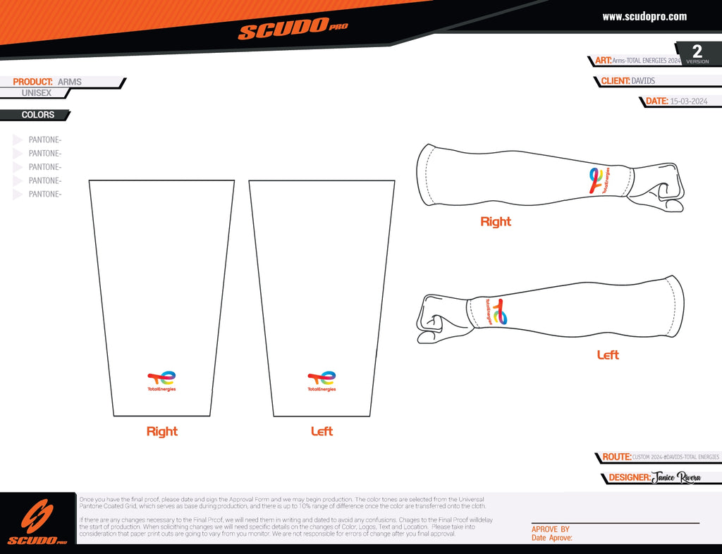 TotalEnergies | Arm Sleeves UV Protection 2025 | Unisex