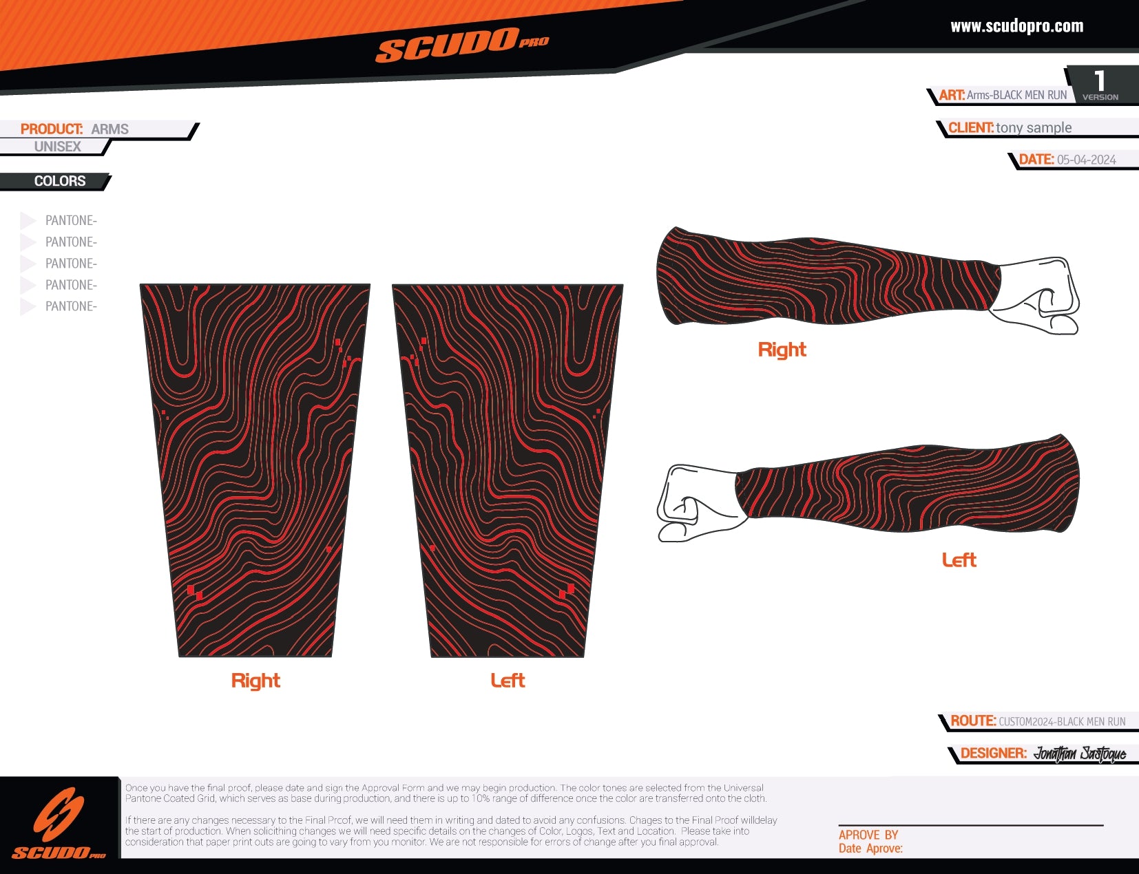 BMR | TEAM KIT | Arm Sleeves UV Protection