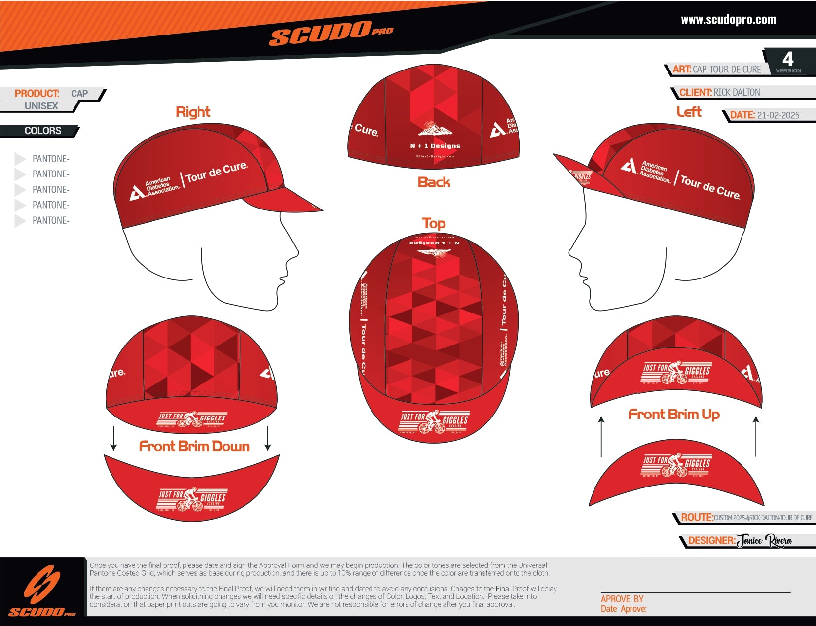 JFG TOUR DE CURE 2025 | RED | Accessories