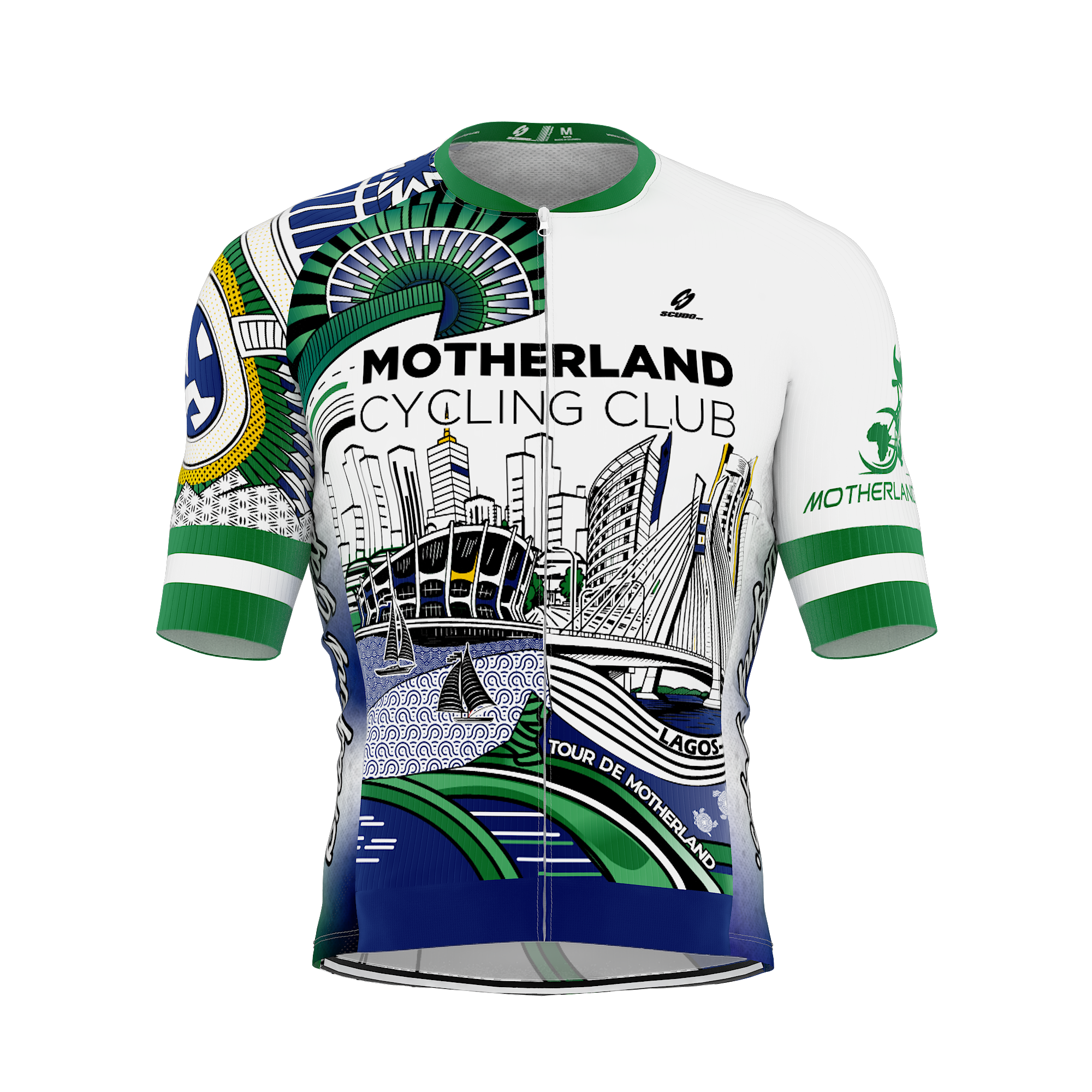 MOTHERLAND | TdM2025 Lagos | Elite Fit | Short Sleeve Cycling Jersey | Men and Women