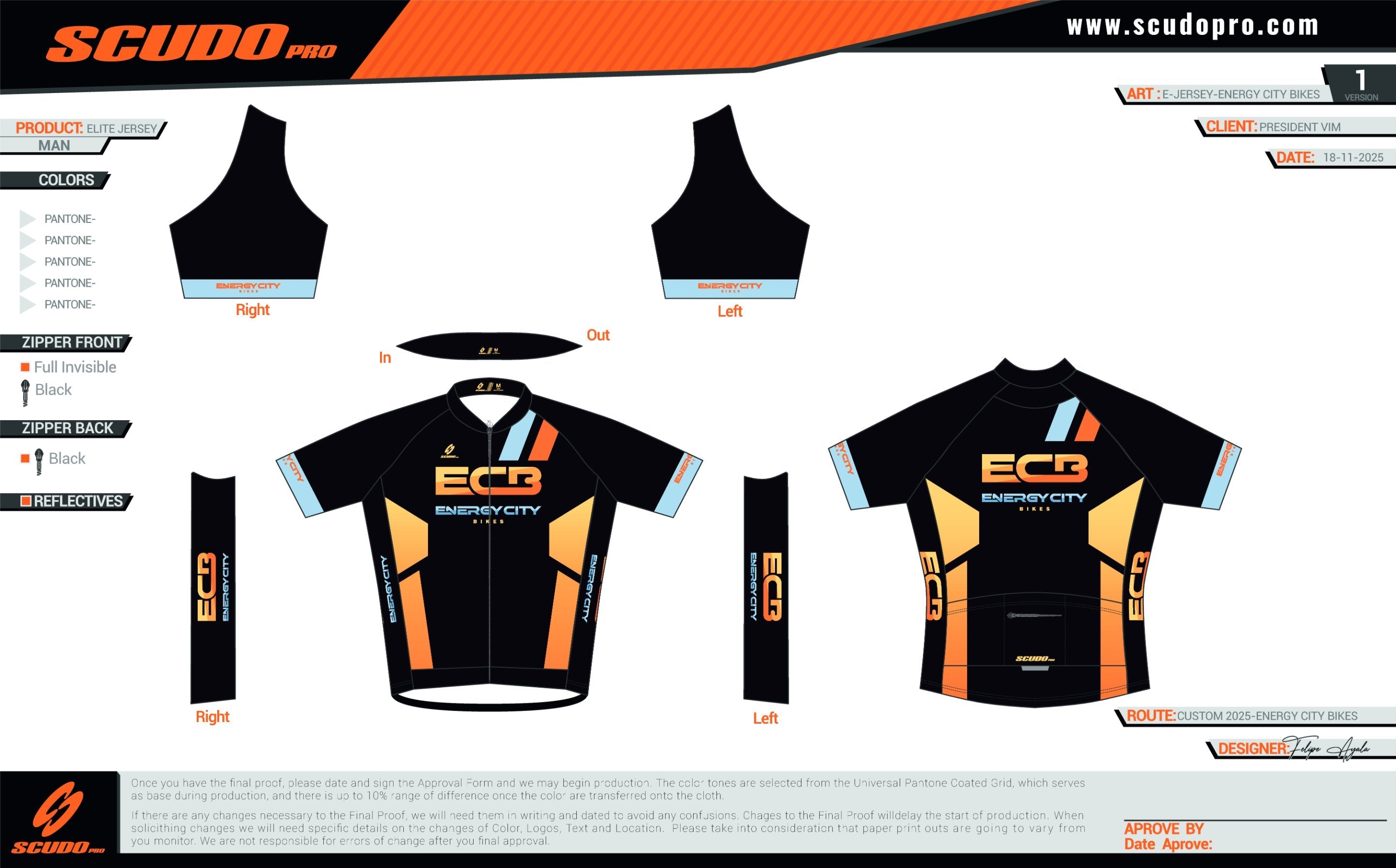 ECB | Elite Fit | Short Sleeve Cycling Jersey