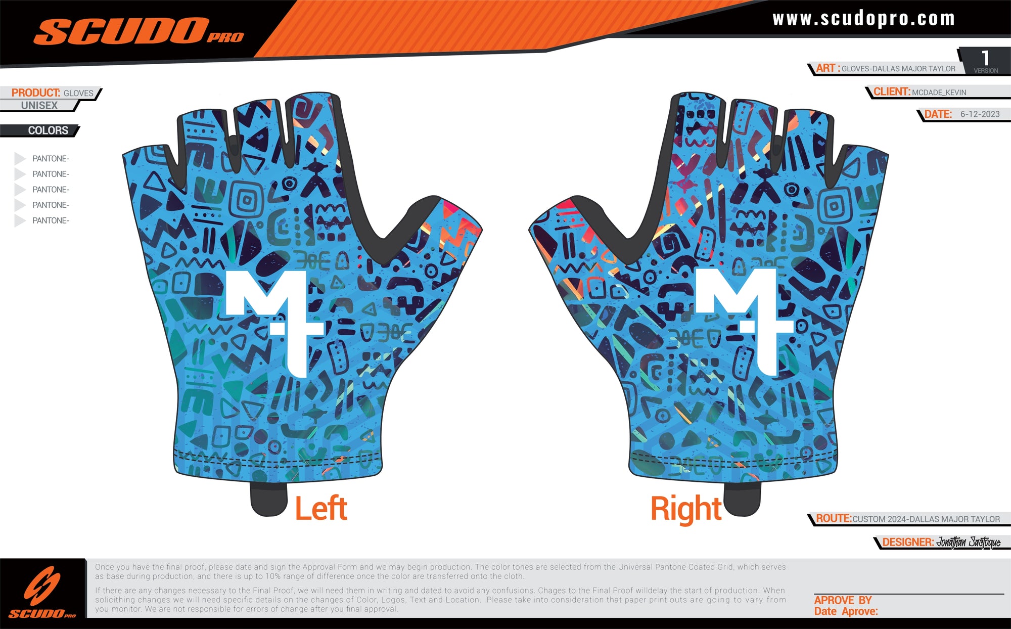 Major Taylor DFW Heritage Kit | Gloves  | Unisex