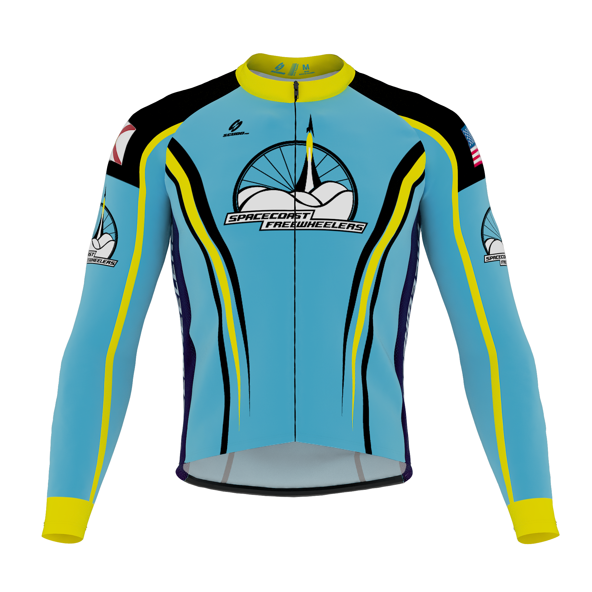 SCFW | Peloton Fit '25 | LONG Sleeve Cycling Jersey | Men and Women