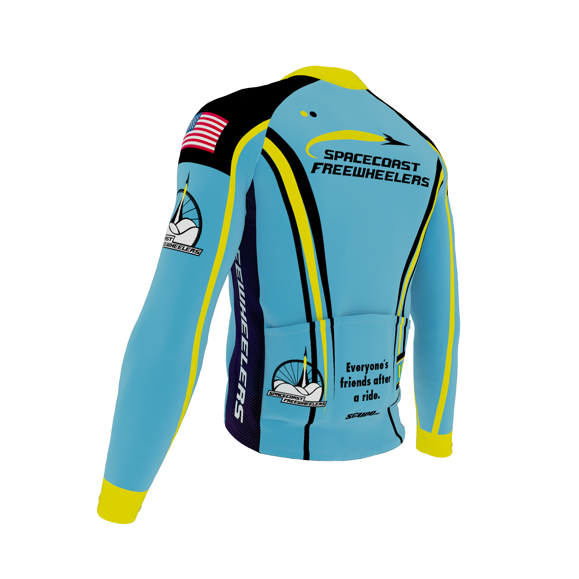 SCFW | Peloton Fit '25 | LONG Sleeve Cycling Jersey | Men and Women