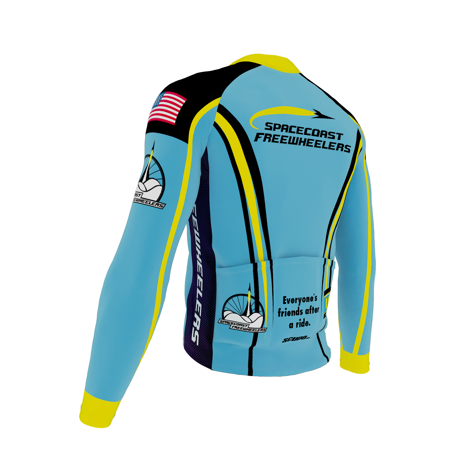 SCFW | Peloton Fit '25 | LONG Sleeve Cycling Jersey | Men and Women