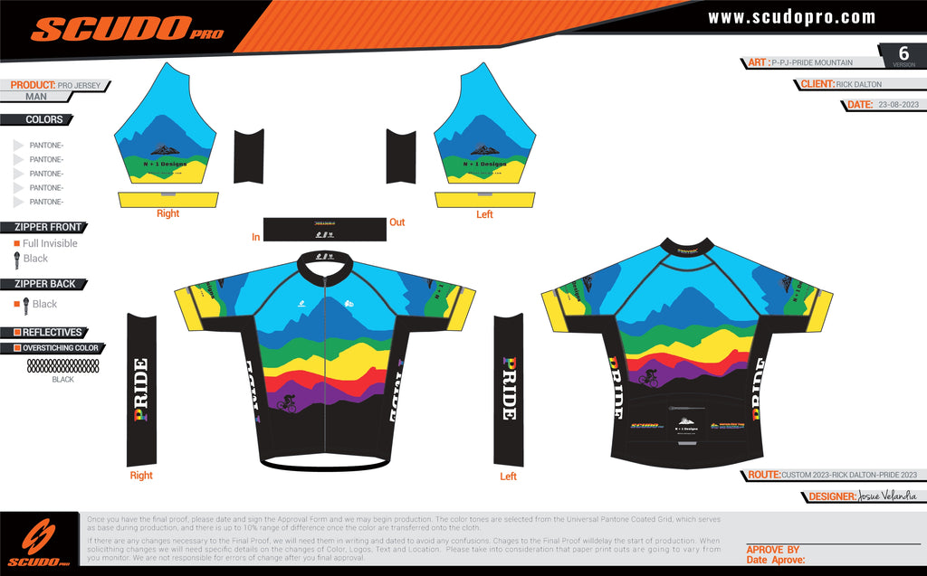 PRIDE MOUNTAINS | Short Sleeve Cycling Jersey