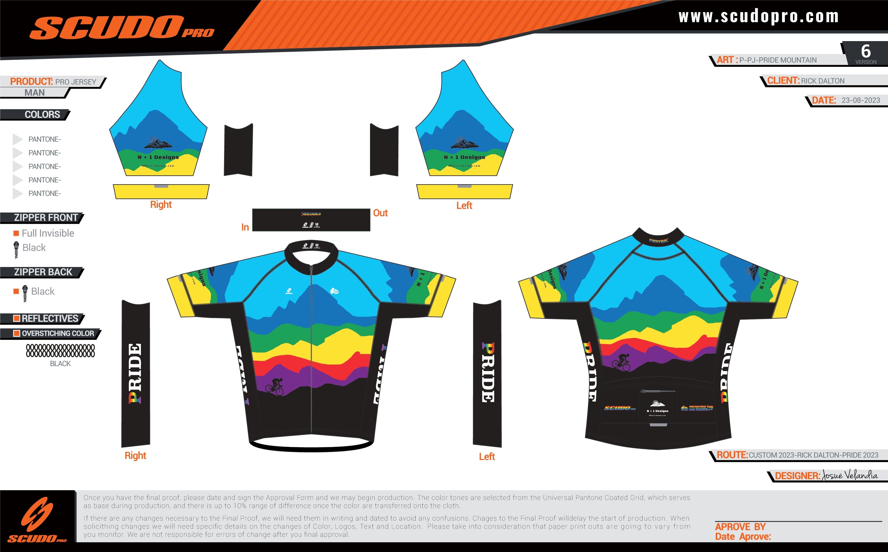 PRIDE MOUNTAINS | Short Sleeve Cycling Jersey