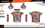 SA Rebel Riders | Pro RELAXED Fit | Maroon | Short Sleeve Cycling Jersey