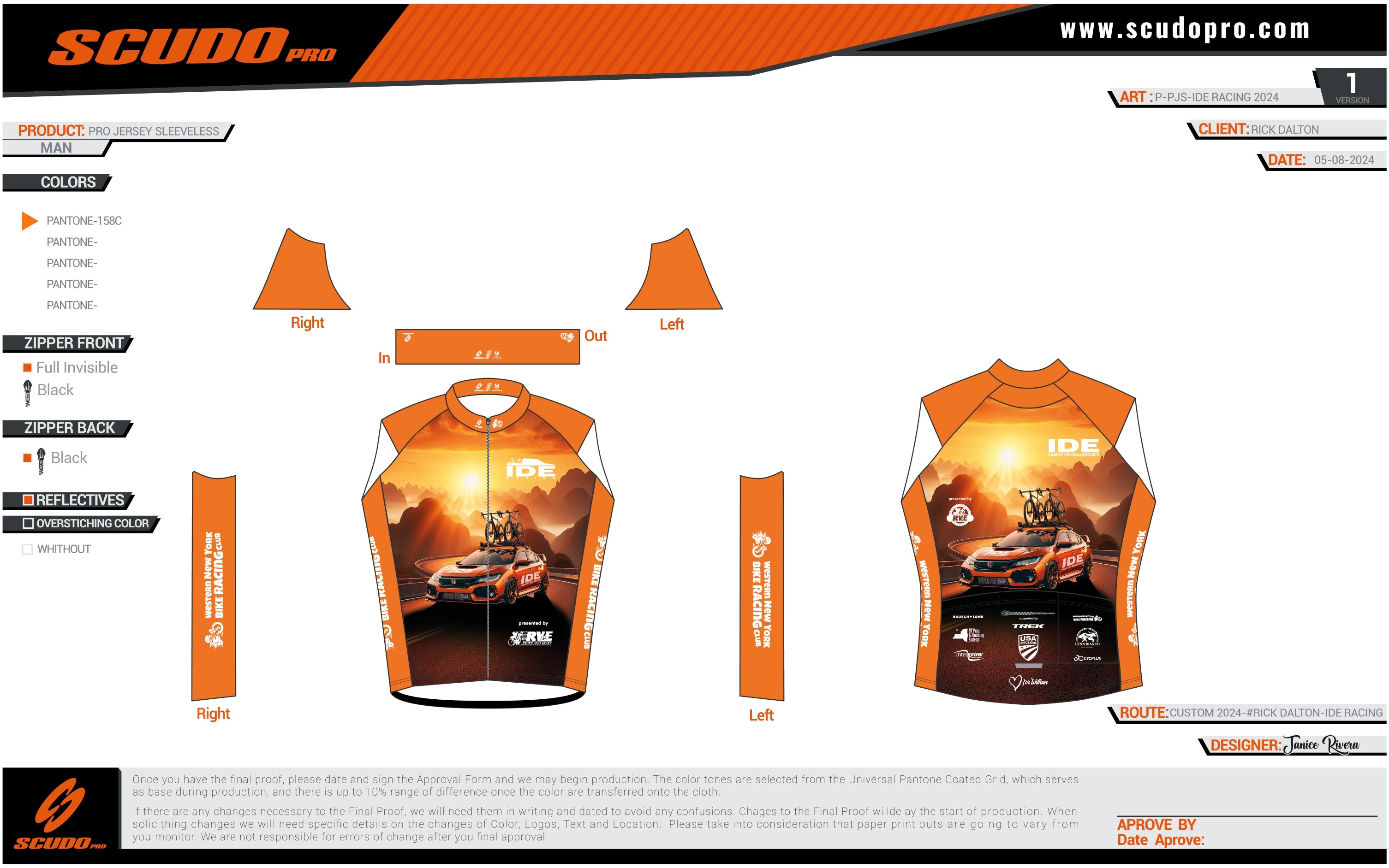 IDE ORANGE 2024 | Cycling WOMEN |
