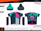 Chivos Krew | RACE | Celeste Pink Cactus Chiva Cycling Jersey