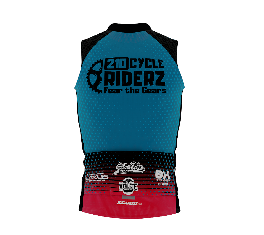 210 CRC | Peloton Fit '25 | SLEEVELESS Sleeve Cycling Jersey | Men and Women