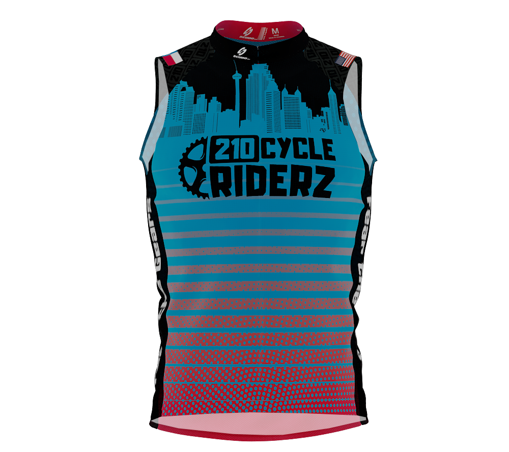 210 CRC | Peloton Fit '25 | SLEEVELESS Sleeve Cycling Jersey | Men and Women