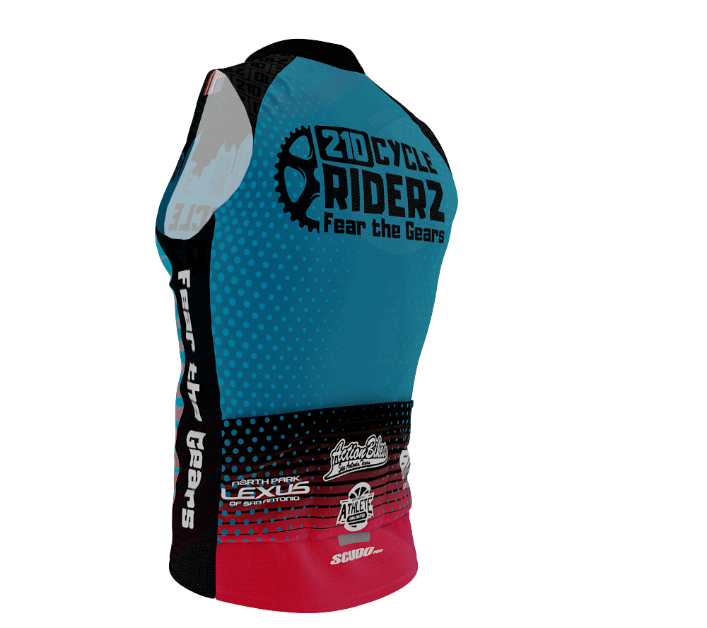 210 CRC | Peloton Fit '25 | SLEEVELESS Sleeve Cycling Jersey | Men and Women