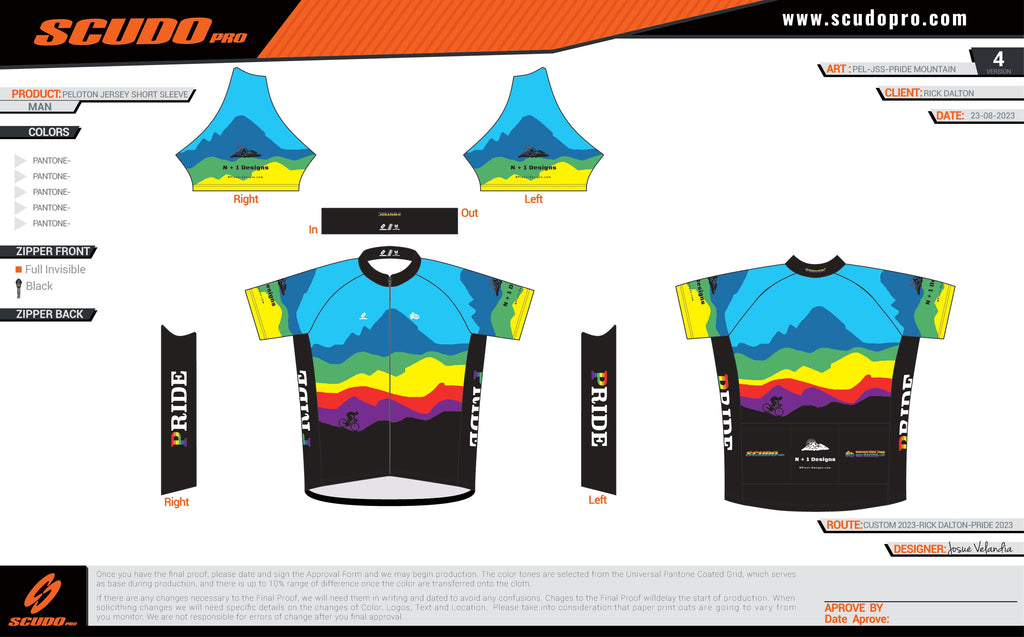 PRIDE MOUNTAINS | Short Sleeve Cycling Jersey