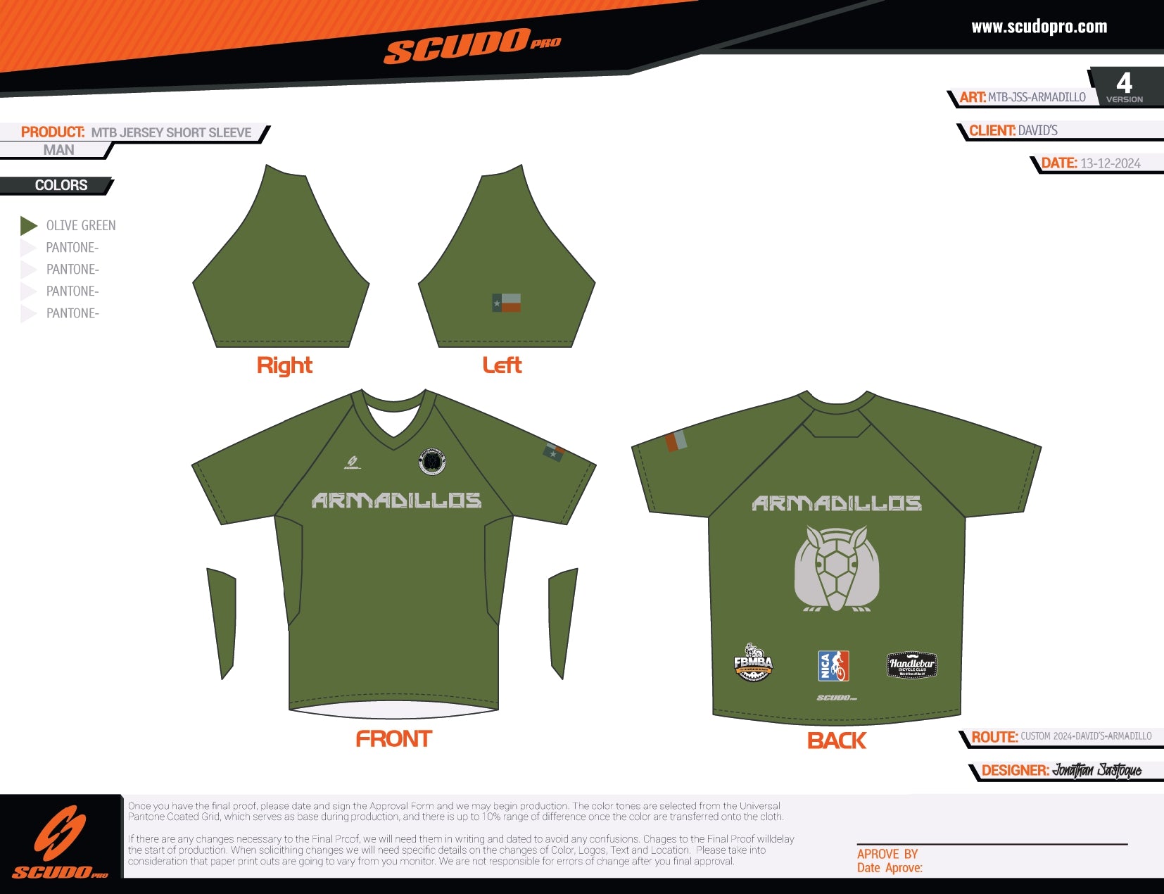 ARMADILLOS | MTB - Short Sleeve Jersey | Men and Women