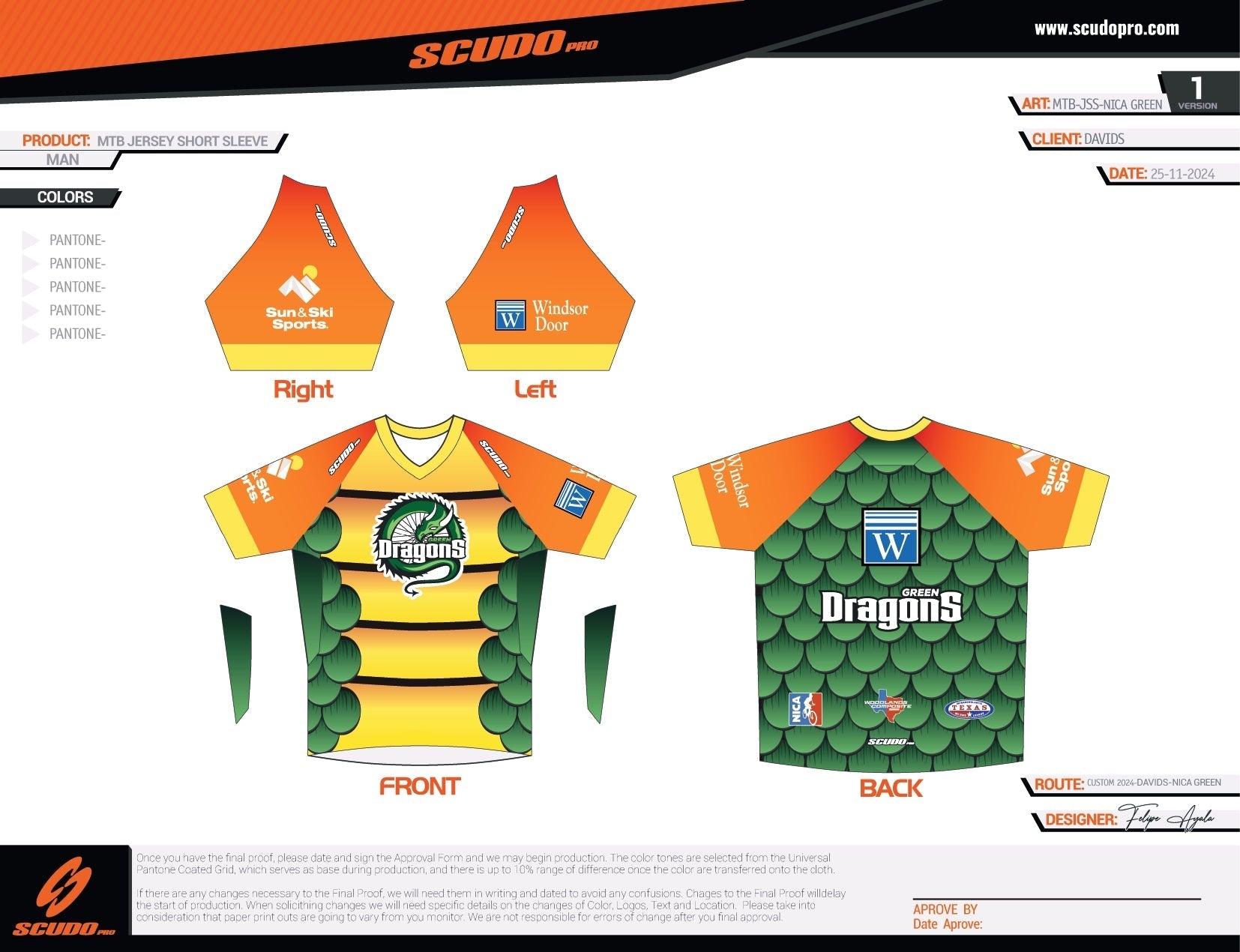 Green Dragons | MTB - Short Sleeve Jersey