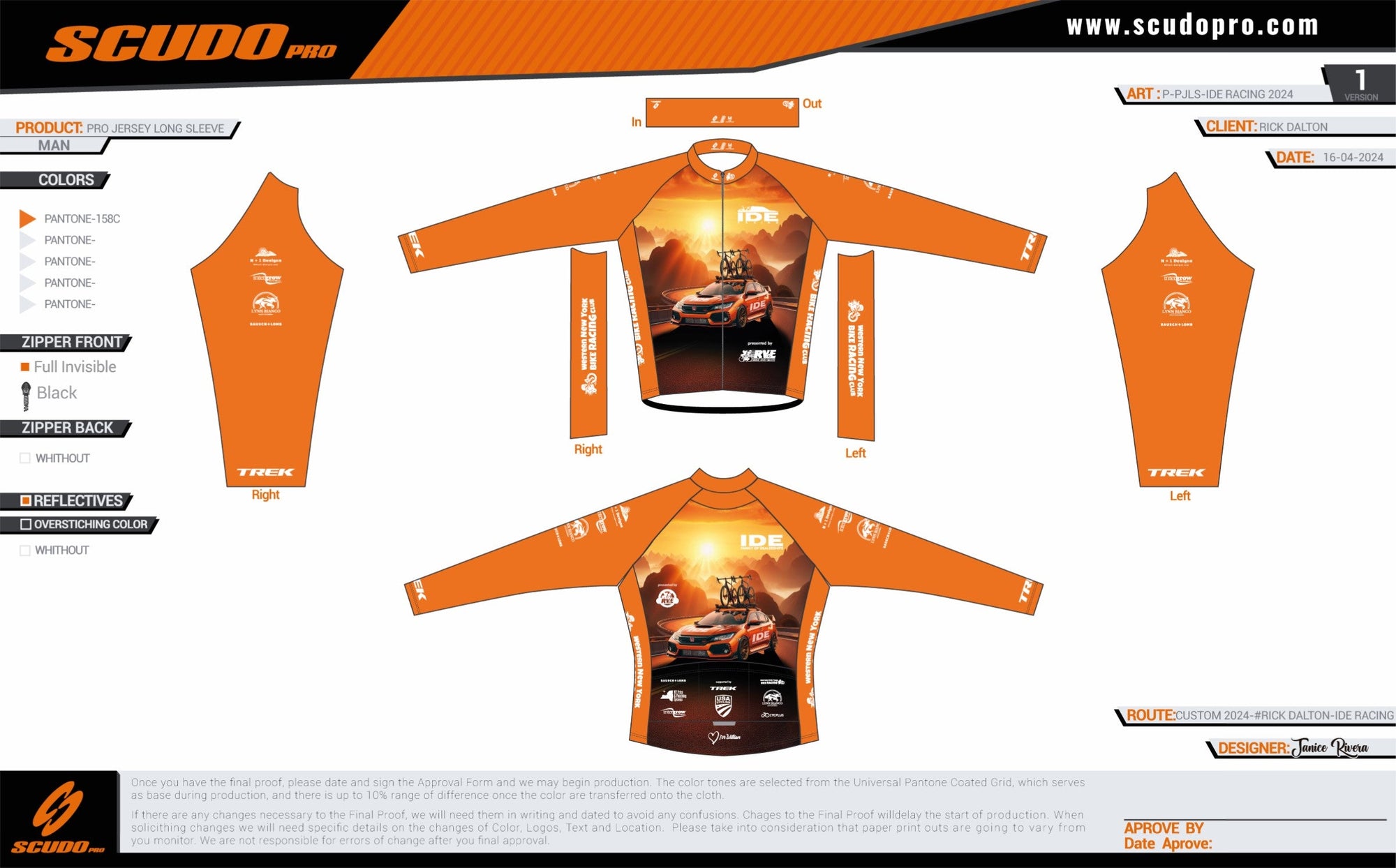 IDE ORANGE 2024 | Cycling WOMEN |