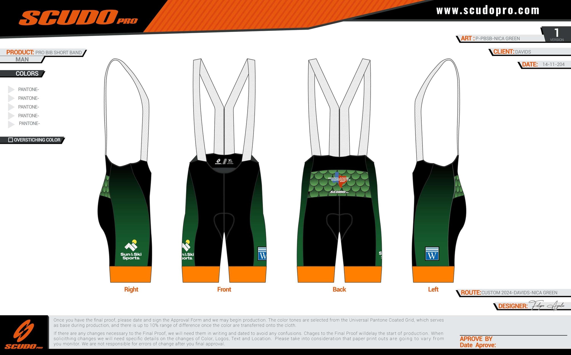 Green Dragons | PRO-BIB Cycling Shorts | Men and Woman