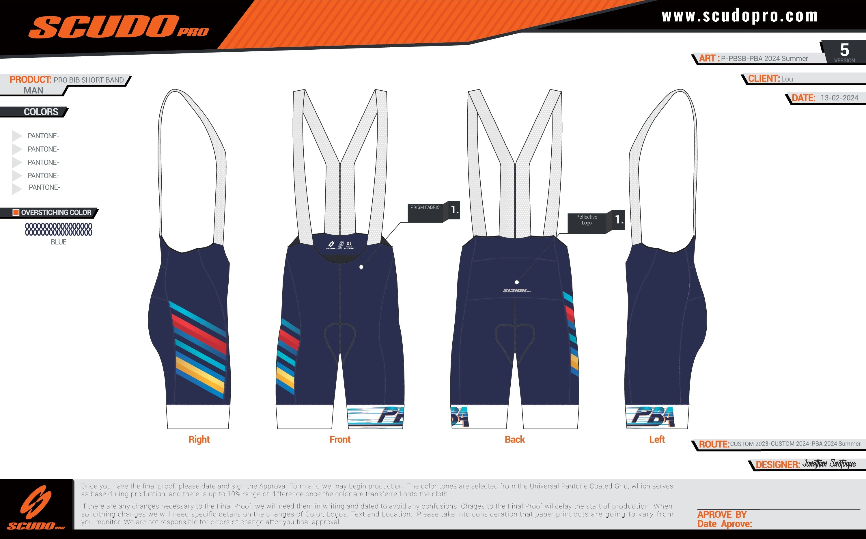 PBA | Summer '24 | PRO-BIB Cycling Short | Men and Women