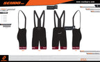 SA Rebel Riders | Maroon | PRO-BIB Cycling Shorts