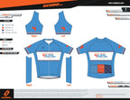 Major Taylor DFW Standard Kit | ELITE FIT | BLUE | Short Sleeve Cycling Jersey | OFFICIAL