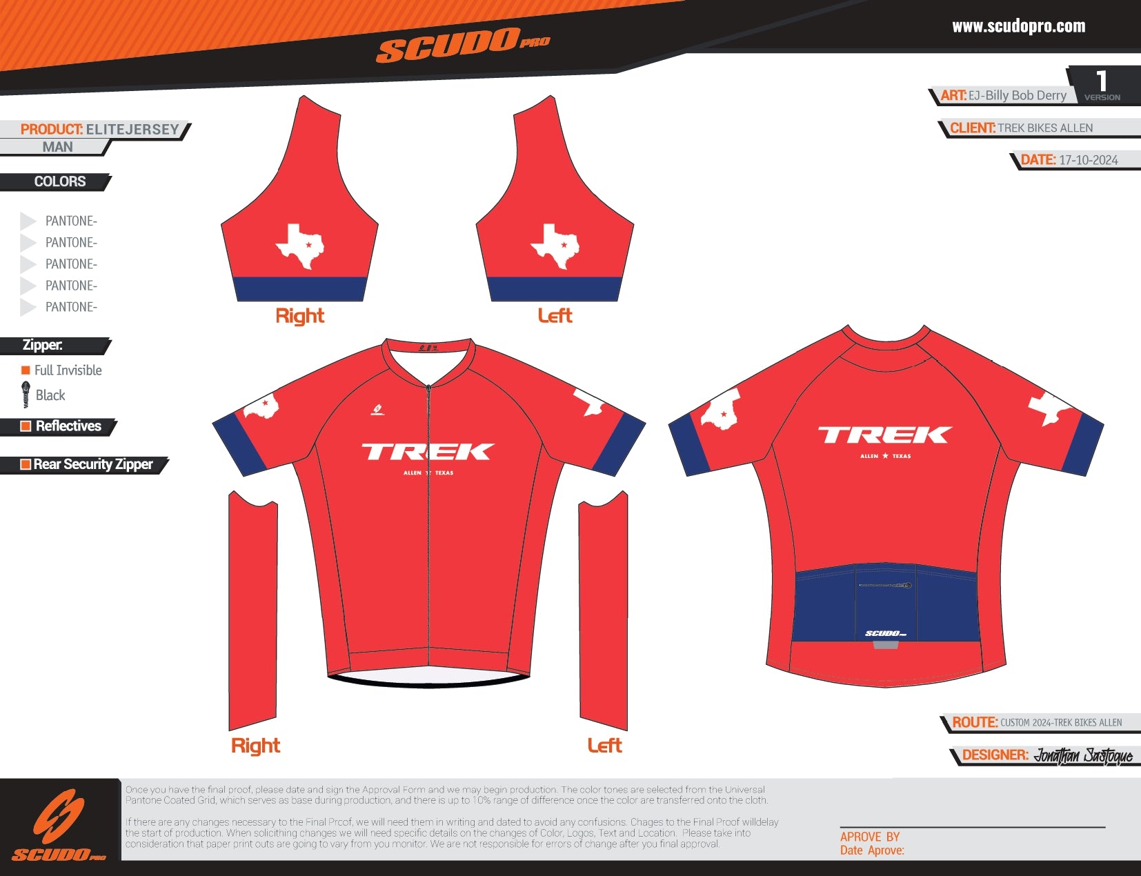 Trek Allen | Elite Fit | Short Sleeve Cycling Jersey | Men and Women