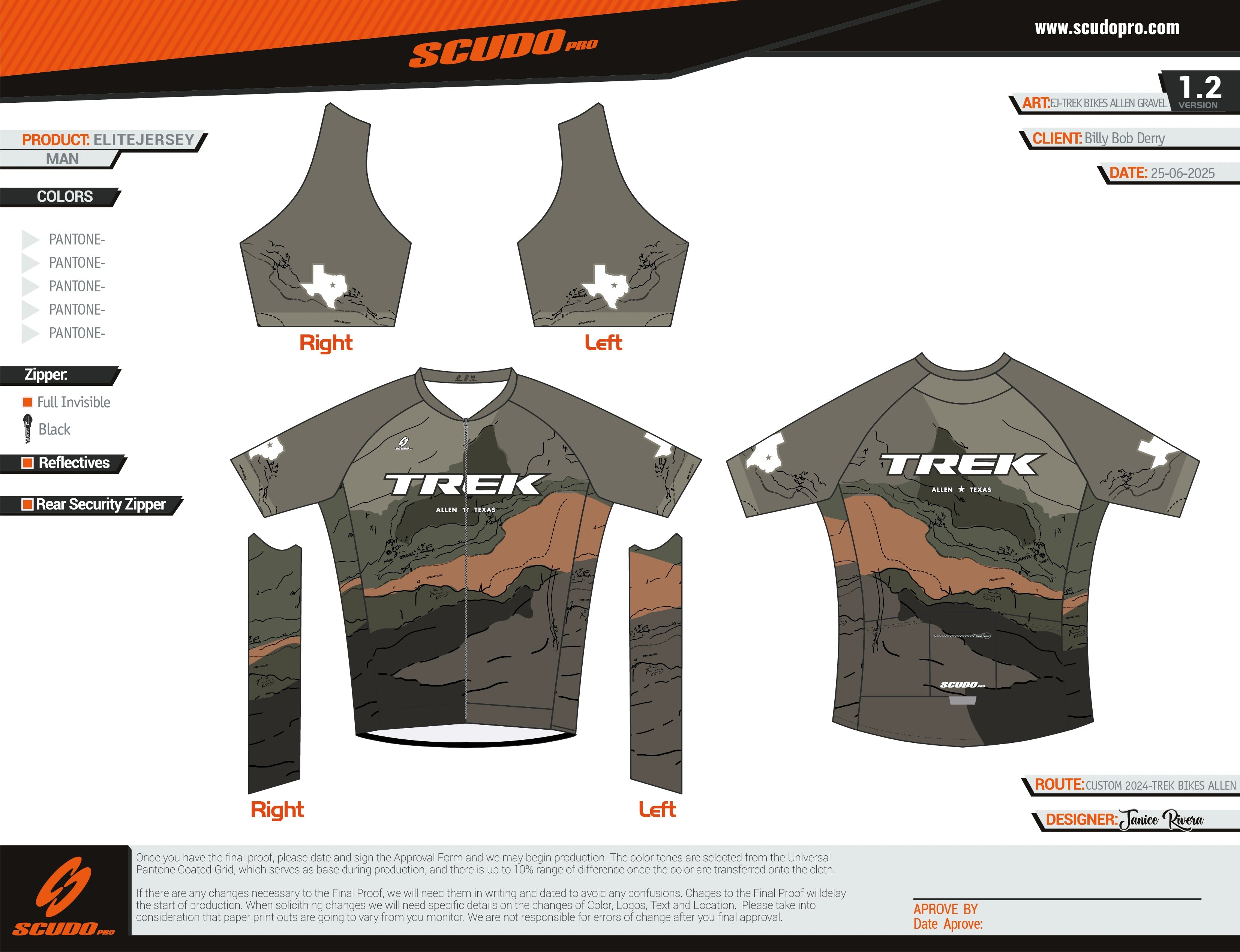 Trek Allen | Elite Fit | Gravel v2 | Short Sleeve Cycling Jersey | Men and Women