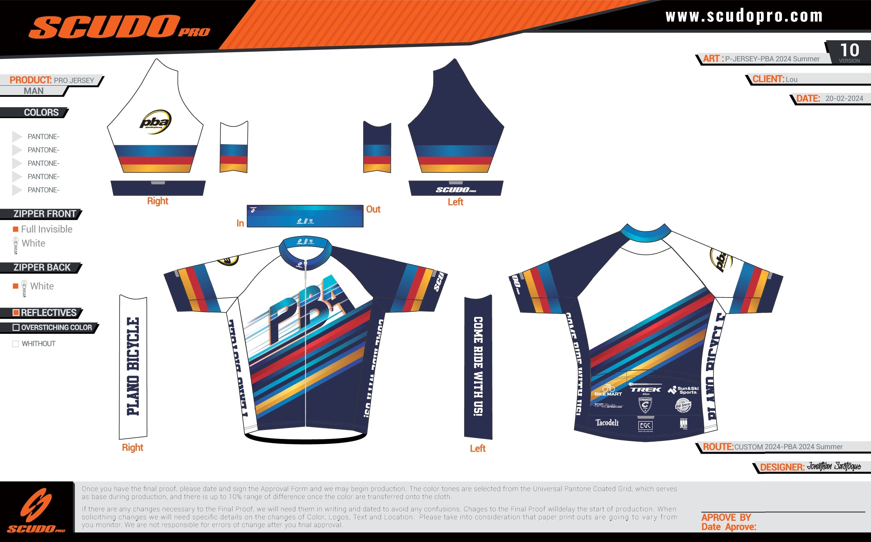 PBA | Summer '24 | Pro Fit | Short Sleeve Cycling Jersey | Men and Women