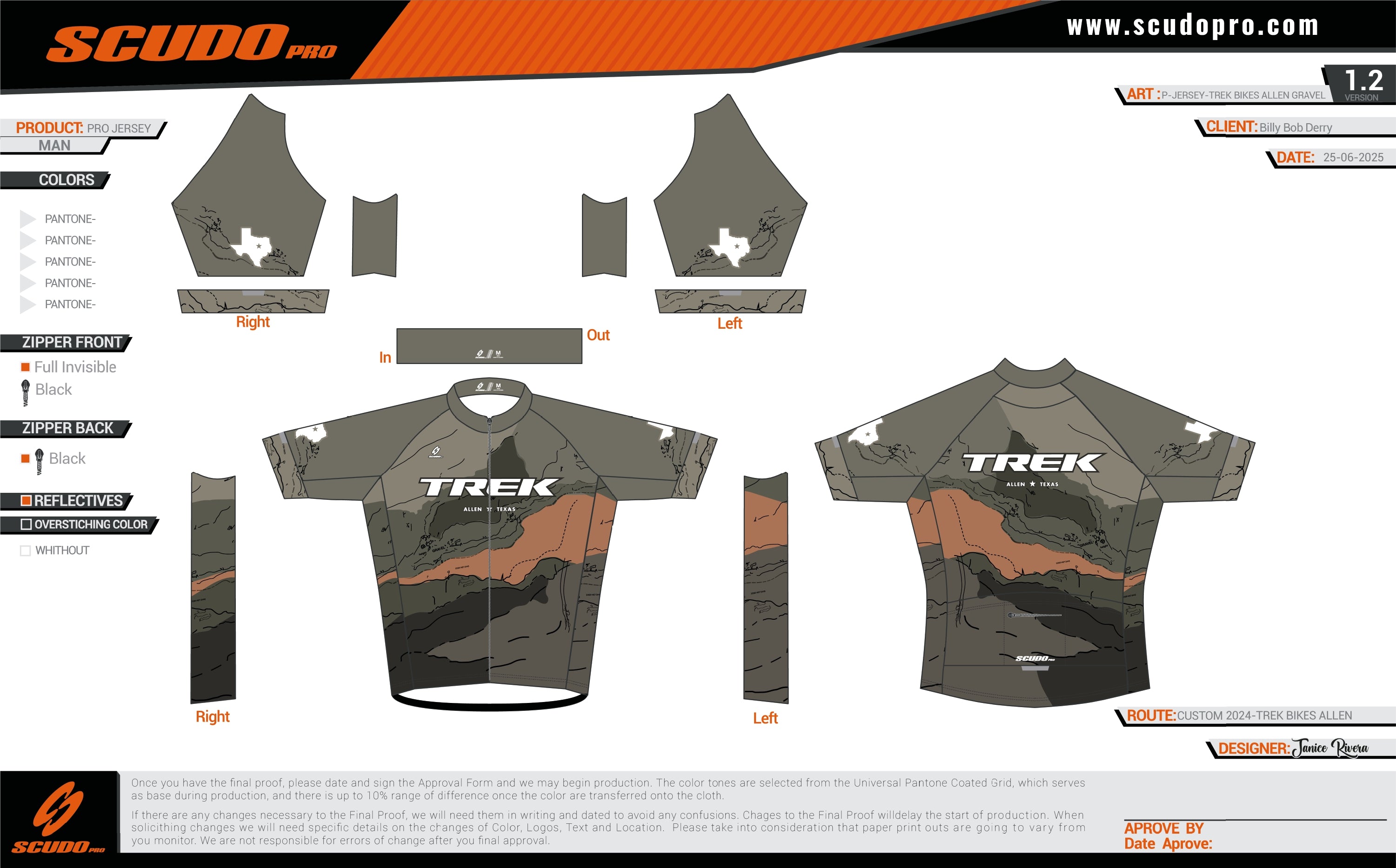 Trek Allen | GRAVEL v2 | Pro Fit | Short Sleeve Cycling Jersey | Men and Women