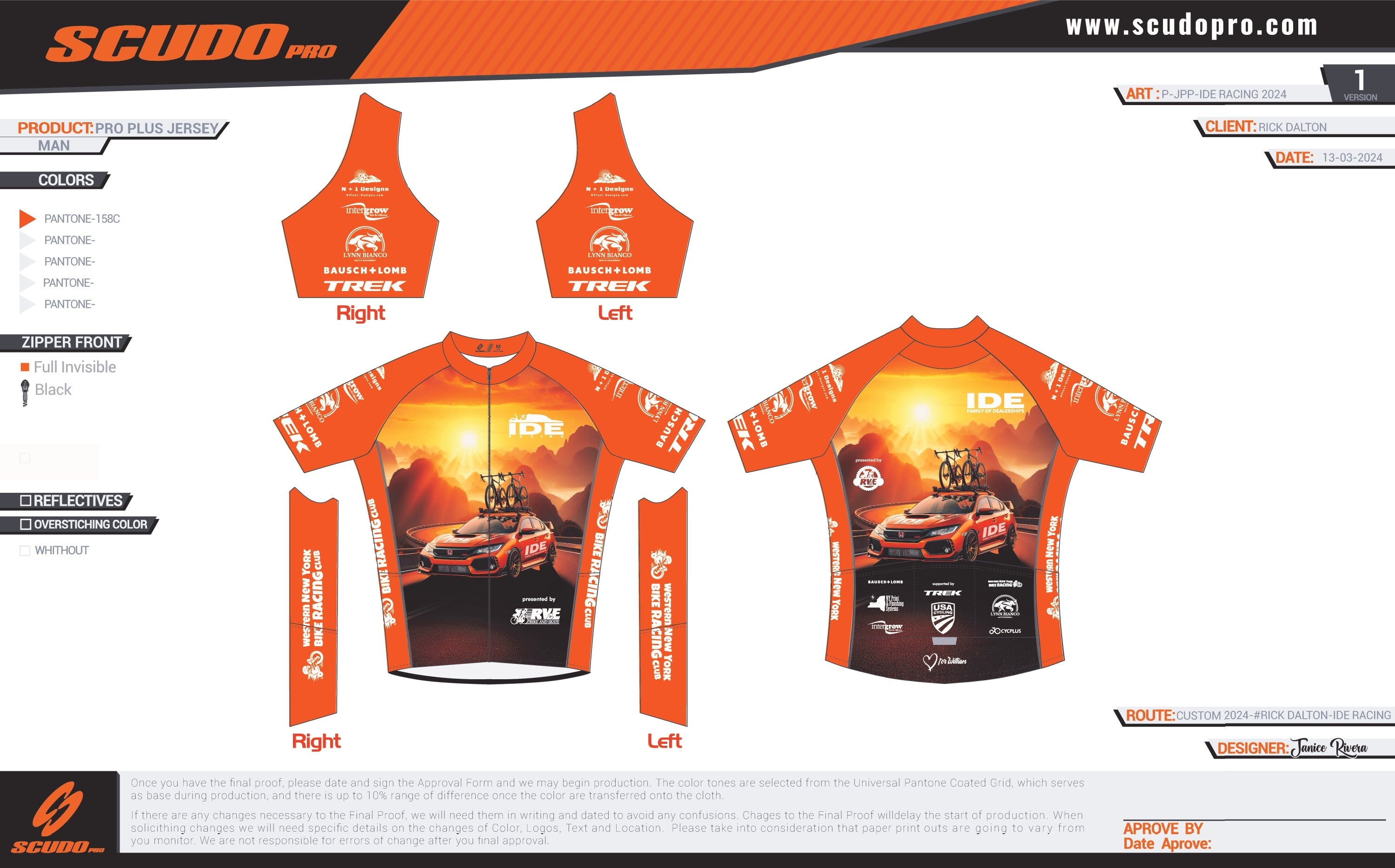 IDE ORANGE 2024 | Cycling WOMEN |