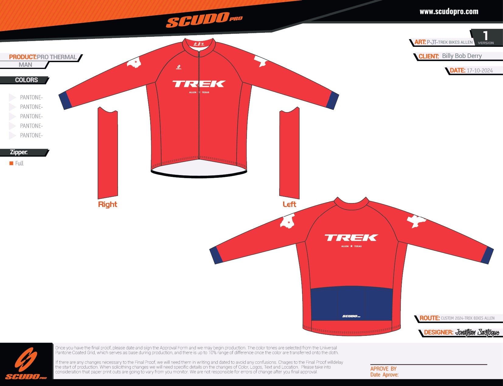 Trek Allen | PRO-Thermal | Long  Sleeve Cycling Jersey | Men and Women