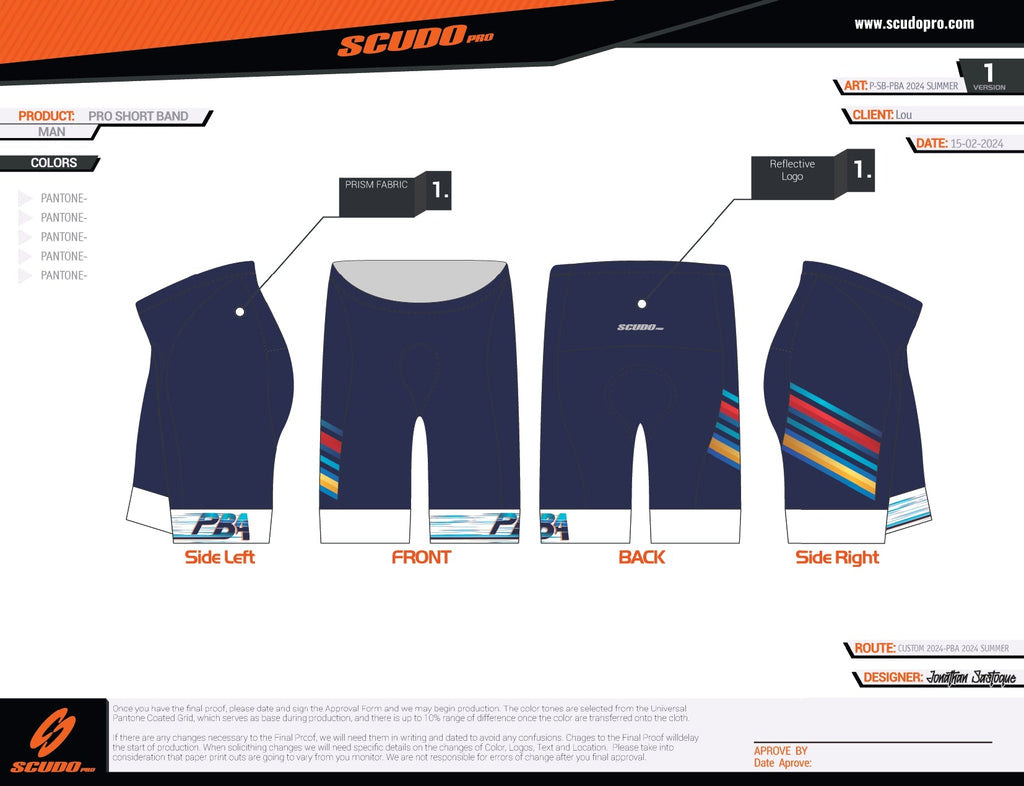 PBA | Summer '24 | PRO Cycling SHORT| Men and Women