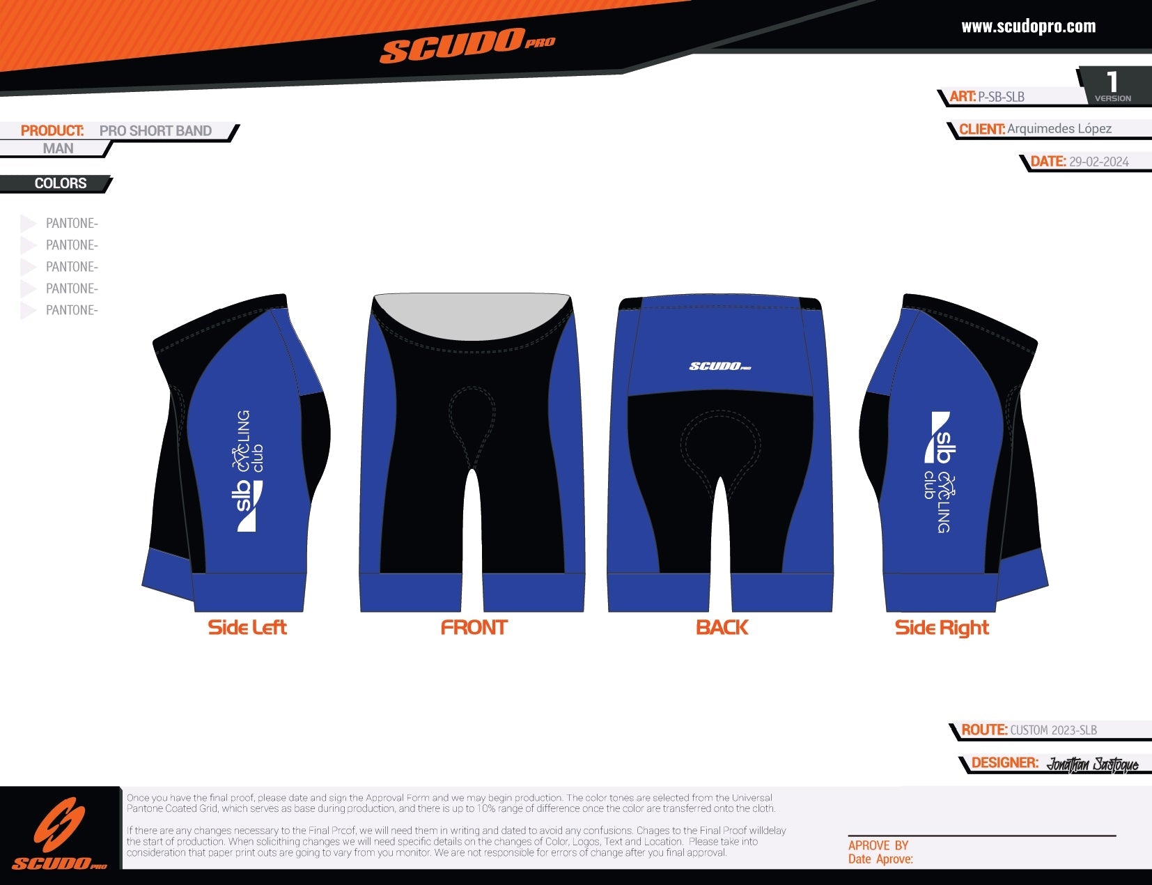SLB | PRO-BIB Cycling Shorts  | Men and Women